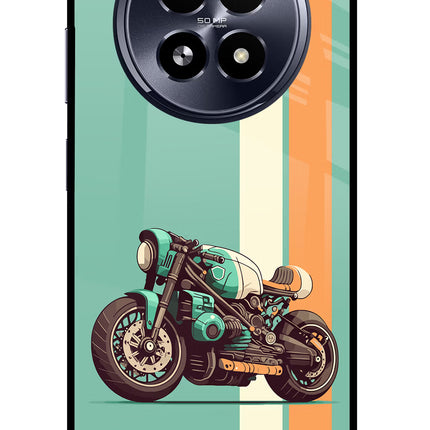 Striped Moto Drift Realme 13 5G Glass Case