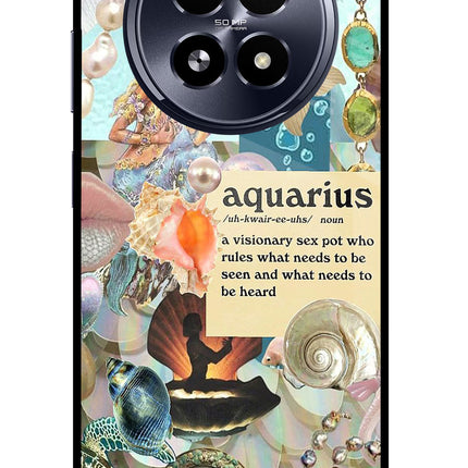 Aquarius Zodiac Realme 13 5G Glass Case