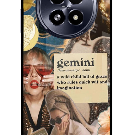 Gemini Zodiac Realme 13 5G Glass Case