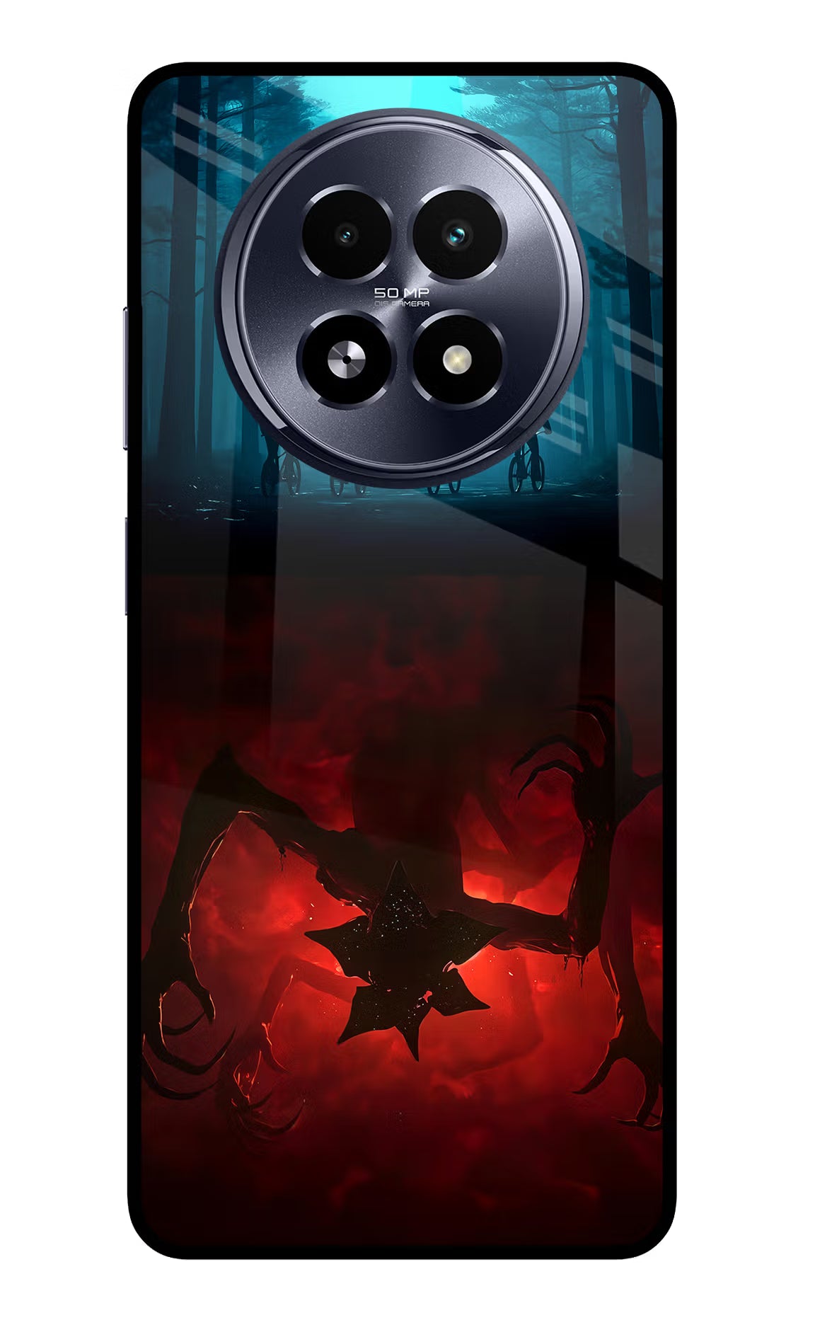 Ordinary Things Downside Up Realme 13 5G Glass Case Back Cover by Casekaro