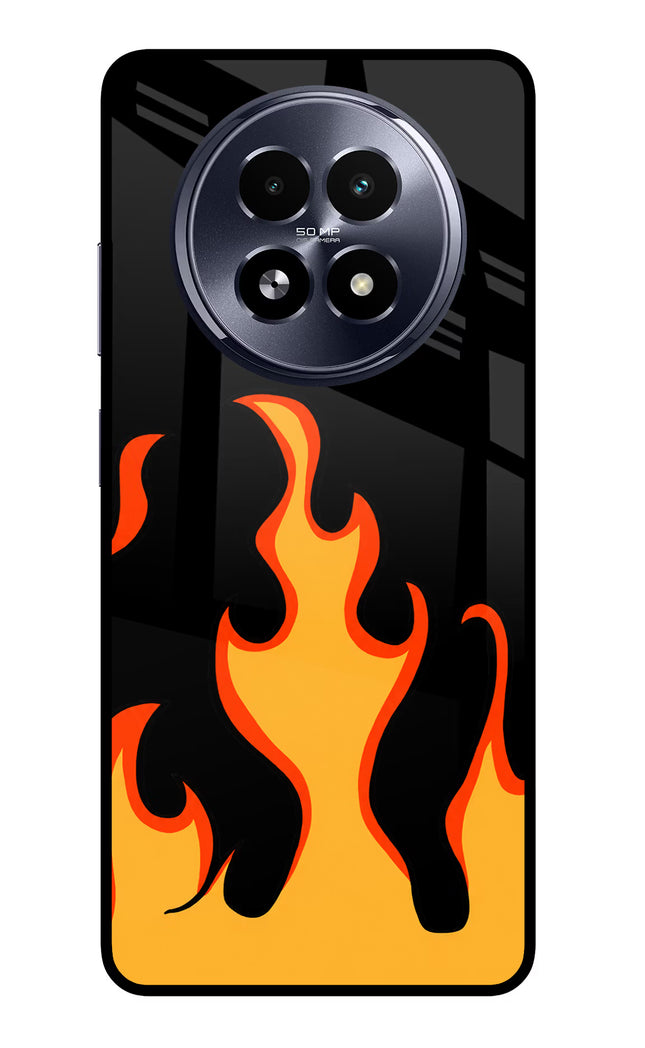 Fired Up – Black Realme 13 5G Glass Case