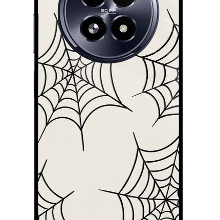 Spider Web Realme 13 5G Glass Case