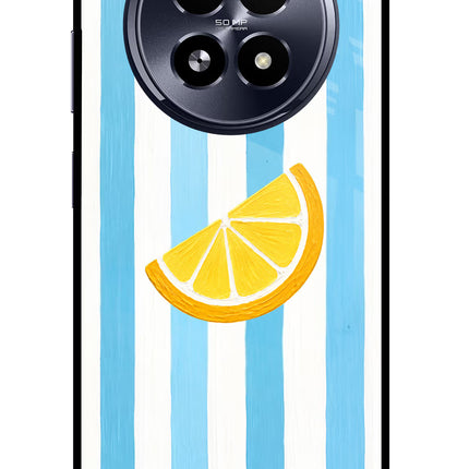 Summer Lemon Realme 13 5G Glass Case