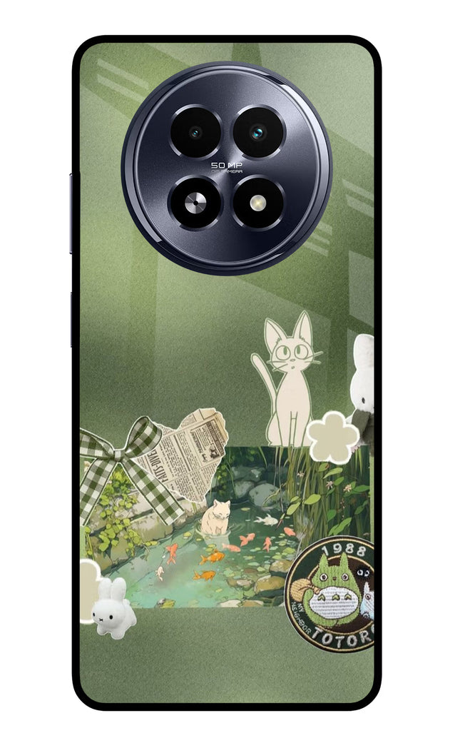 Aesthetic anime Realme 13 5G Glass Case