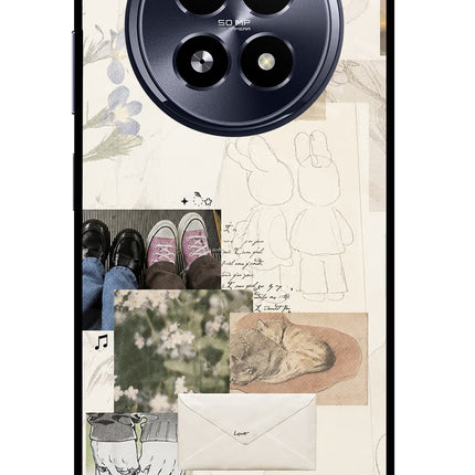 Soft Aesthetic Realme 13 5G Glass Case