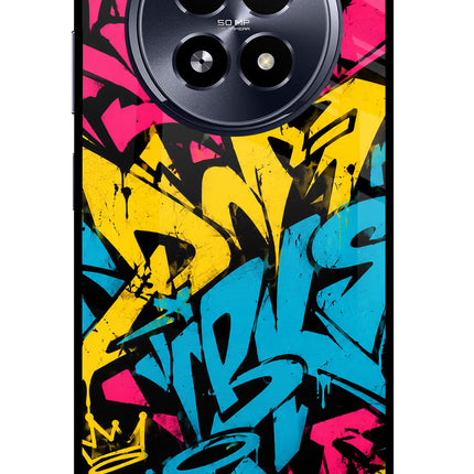 Graffiti Vibe Realme 13 5G Glass Case