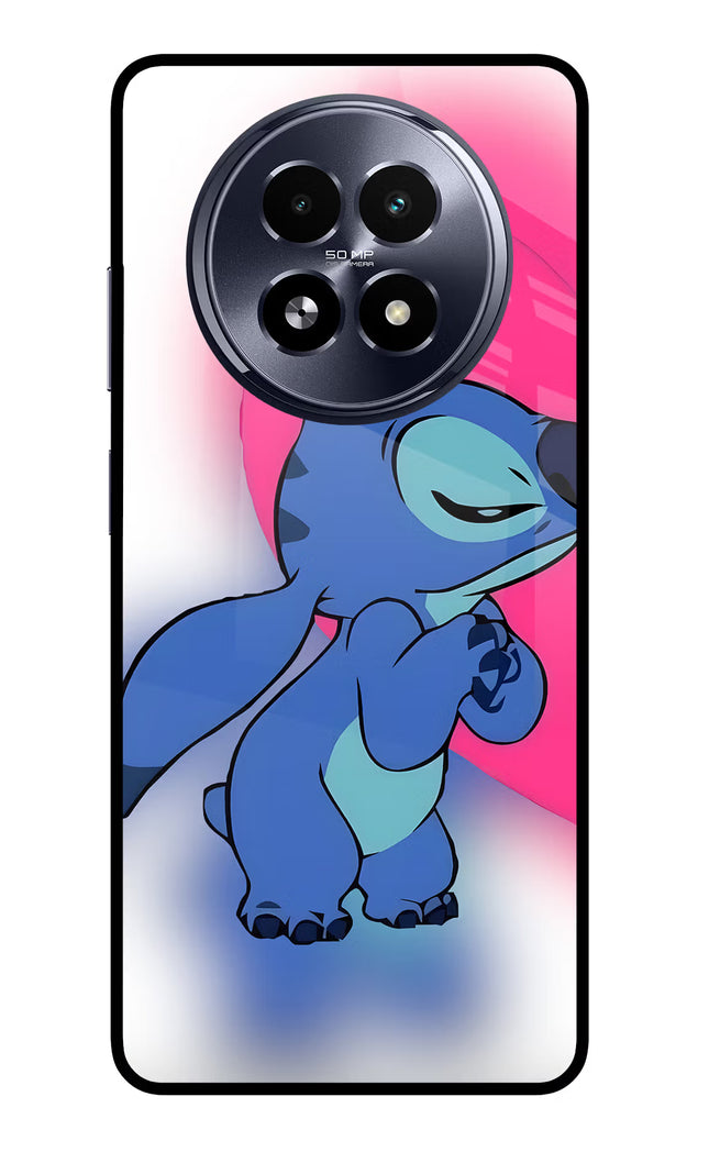 Stitch Hug Realme 13 5G Glass Case