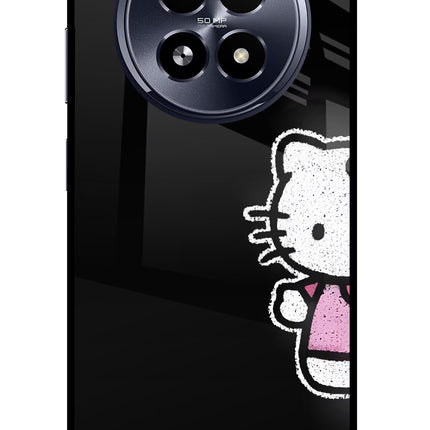 Kitty Charm Realme 13 5G Glass Case