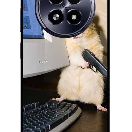 Hacker Hamster Realme 13 5G Glass Case