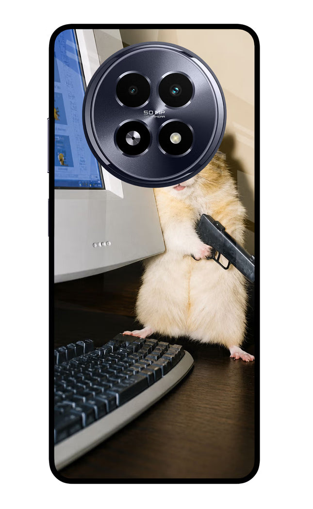 Hacker Hamster Realme 13 5G Glass Case