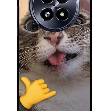 Silly Cat Call Realme 13 5G Glass Case