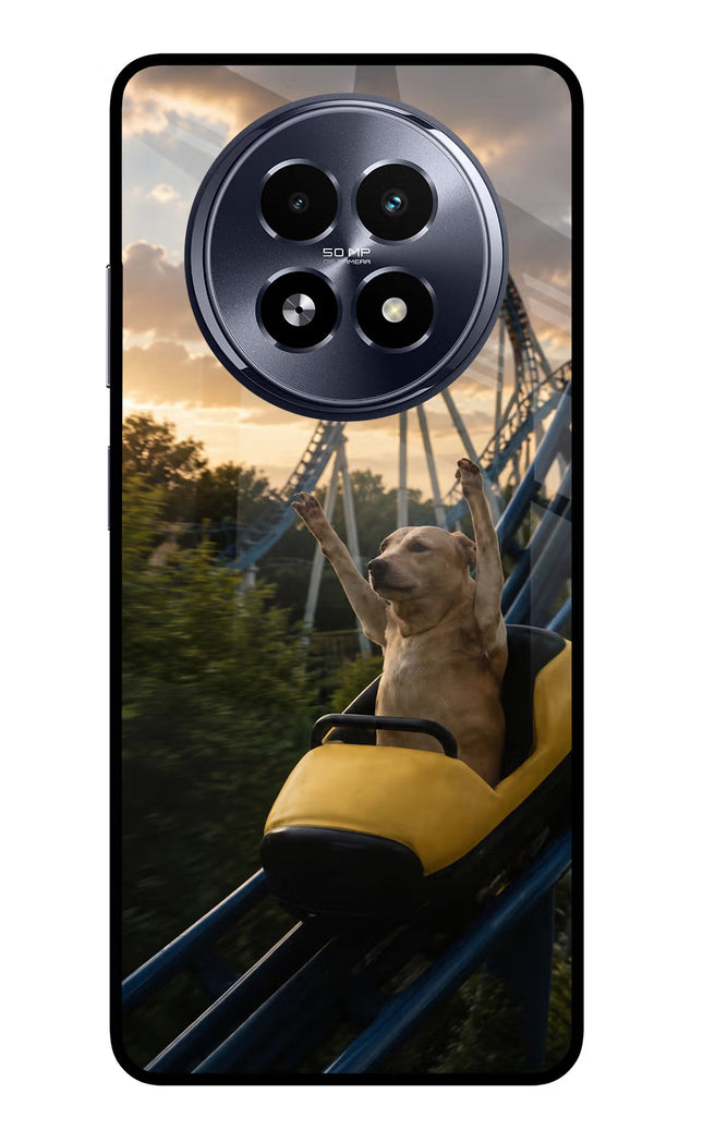 Rollercoaster Dog Realme 13 5G Glass Case