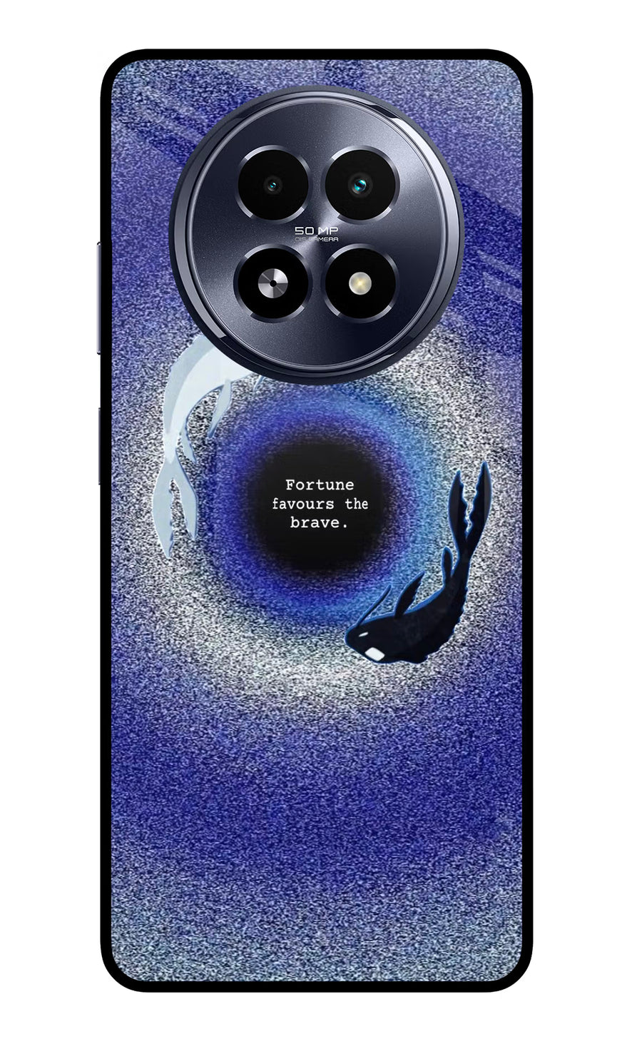 Dark Koi Realme 13 5G Back Cover, Glass case