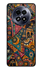 Folk Print Realme 13 5G Glass Case