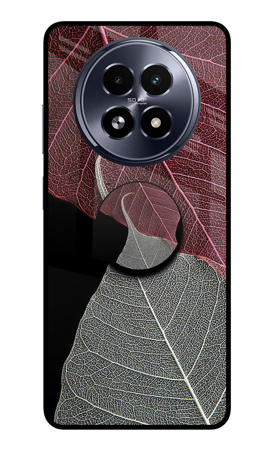 Leaf Pattern Realme 13 5G Pop Case, Metal case