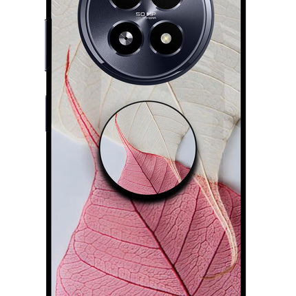 White Pink Leaf Realme 13 5G Pop Case by Casekaro
