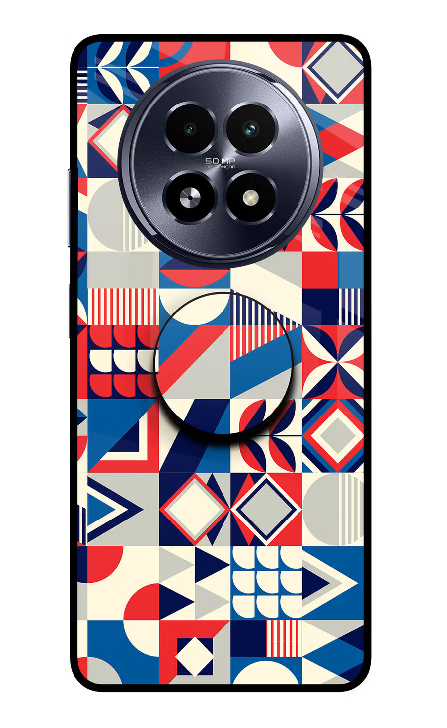 Colorful Pattern Realme 13 5G Pop Case, Metal case