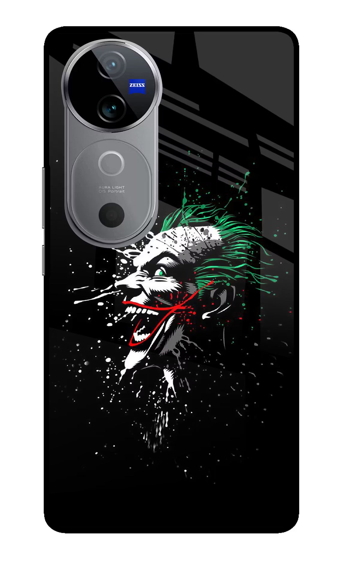 Joker Vivo V40 5G Glass Case Back Cover by Casekaro