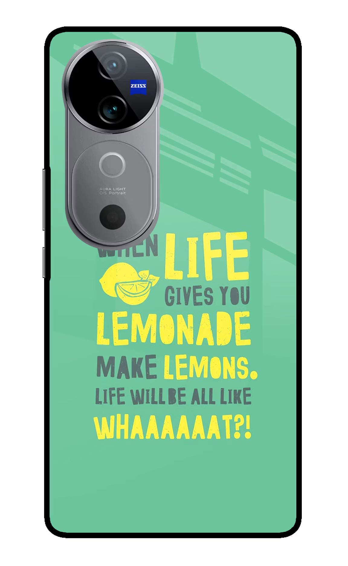 Quote Vivo V40 5G Glass Case Back Cover by Casekaro