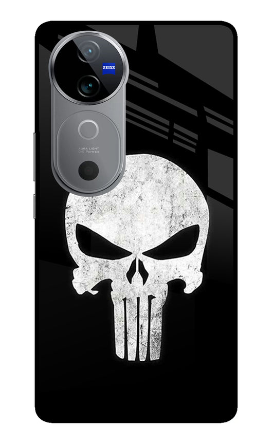 Punisher Skull Vivo V40 5G Glass Case