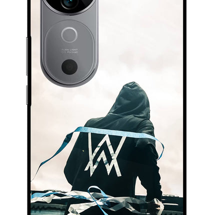 Alan Walker Vivo V40 5G Glass Case Back Cover by Casekaro