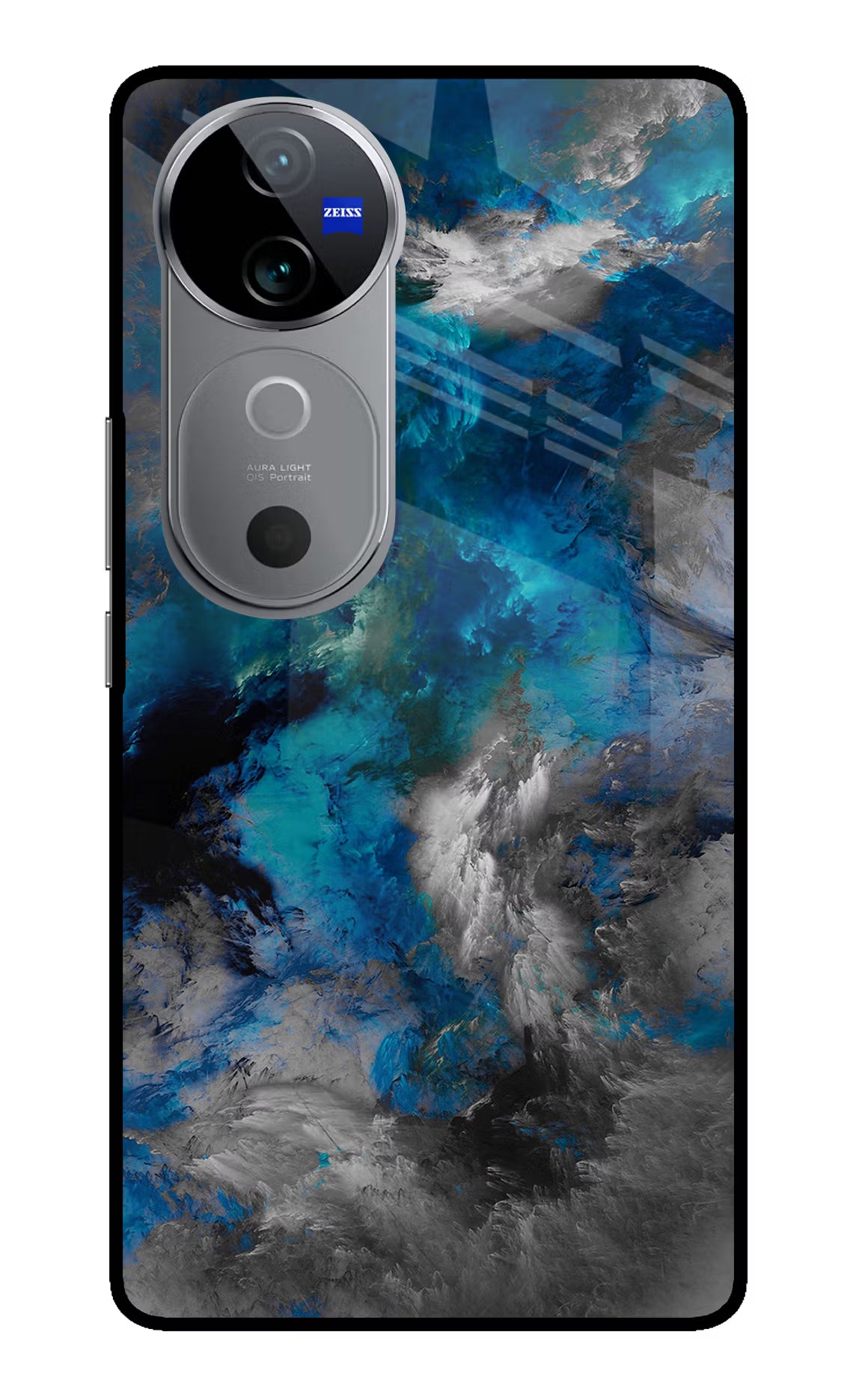 Artwork Vivo V40 5G Glass Case Back Cover by Casekaro