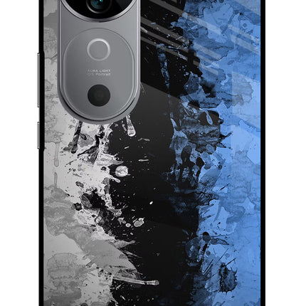 Artistic Design Vivo V40 5G Glass Case Back Cover by Casekaro