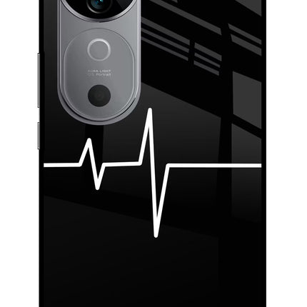 Heart Beats Vivo V40 5G Glass Case