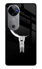 Moon Space Vivo V40 5G Glass Case Back Cover by Casekaro