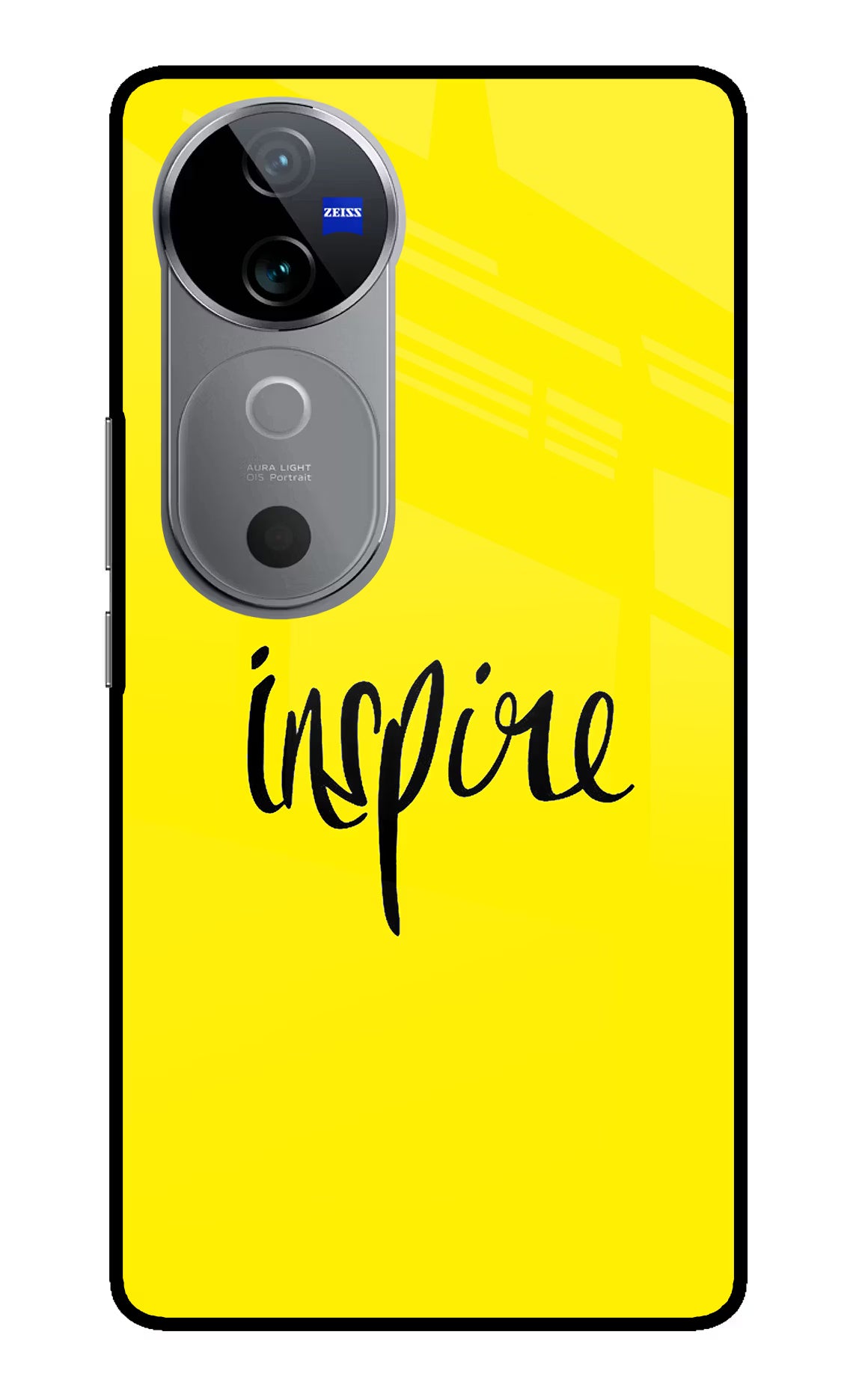 Inspire Vivo V40 5G Glass Case Back Cover by Casekaro