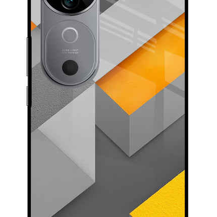 Abstract Vivo V40 5G Glass Case