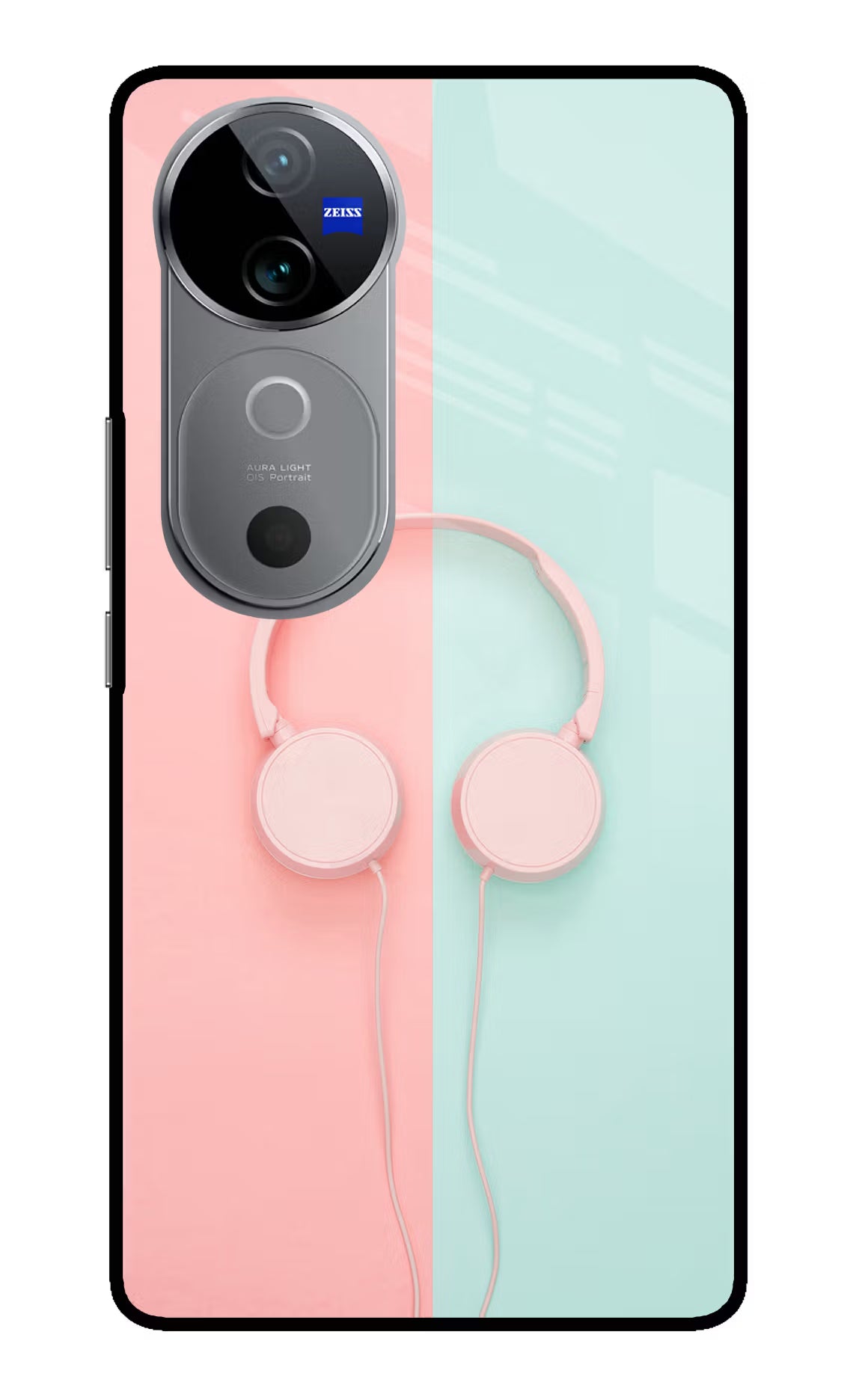 Music Lover Vivo V40 5G Glass Case Back Cover by Casekaro