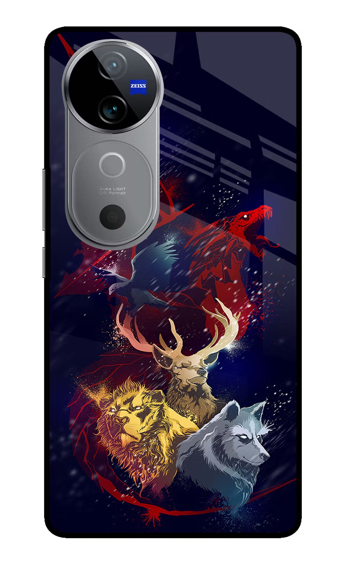 Game Of Thrones Vivo V40 5G Glass Case Back Cover by Casekaro