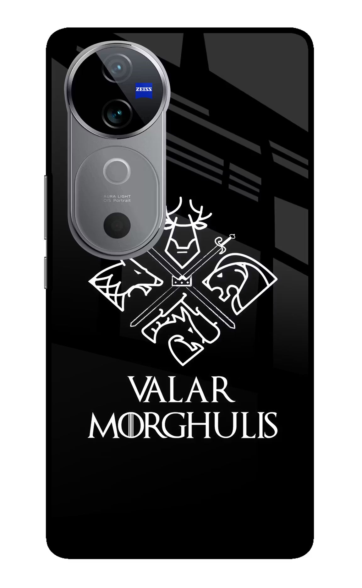 Valar Morghulis | Game Of Thrones Vivo V40 5G Glass Case Back Cover by Casekaro