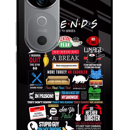 FRIENDS Vivo V40 5G Glass Case