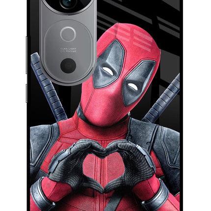 Deadpool Vivo V40 5G Glass Case