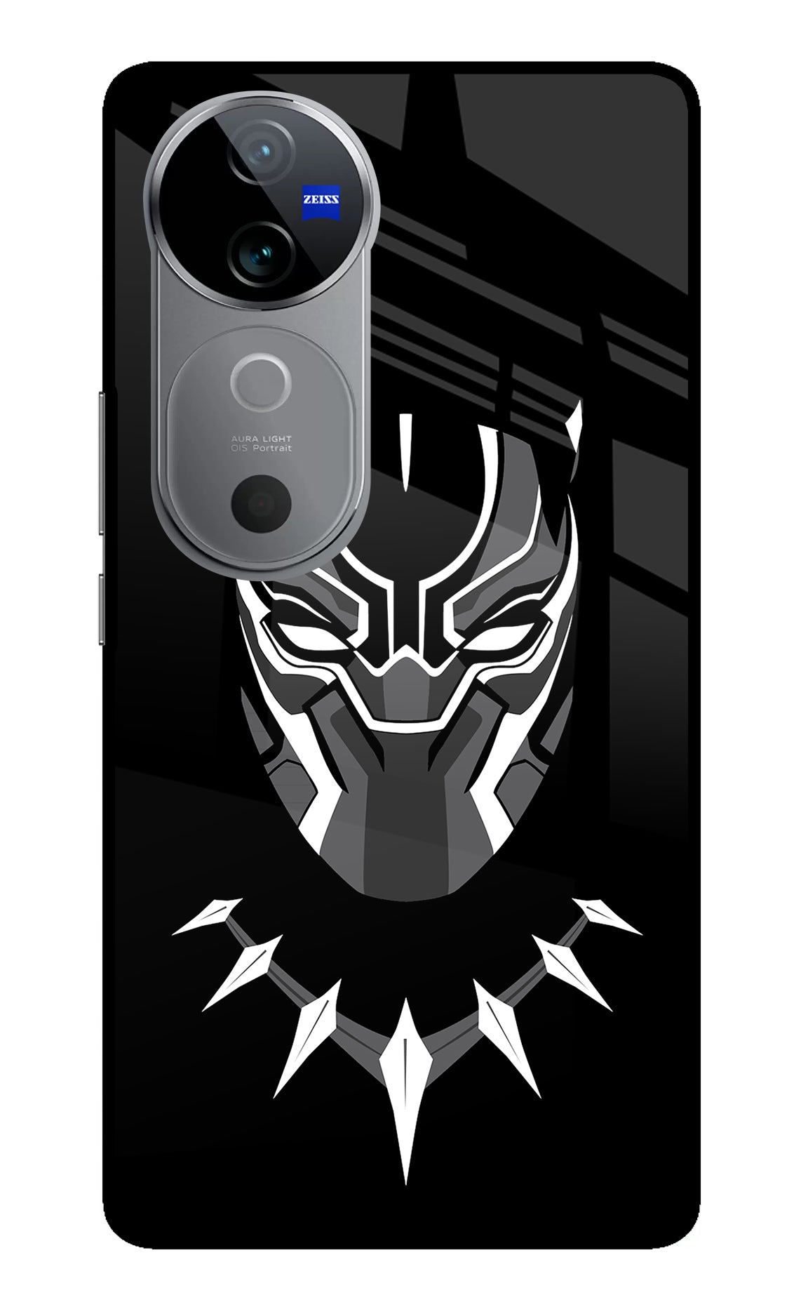 Black Panther Vivo V40 5G Glass Case