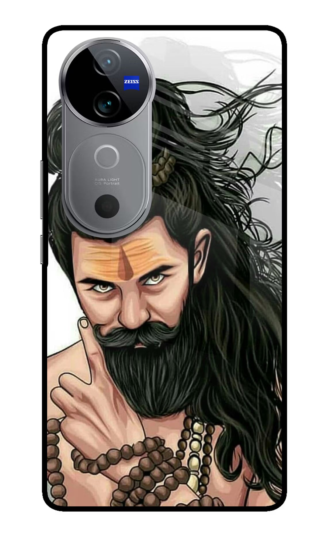 Mahadev Vivo V40 5G Glass Case Back Cover by Casekaro