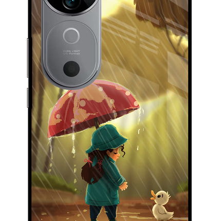 Rainy Day Vivo V40 5G Glass Case