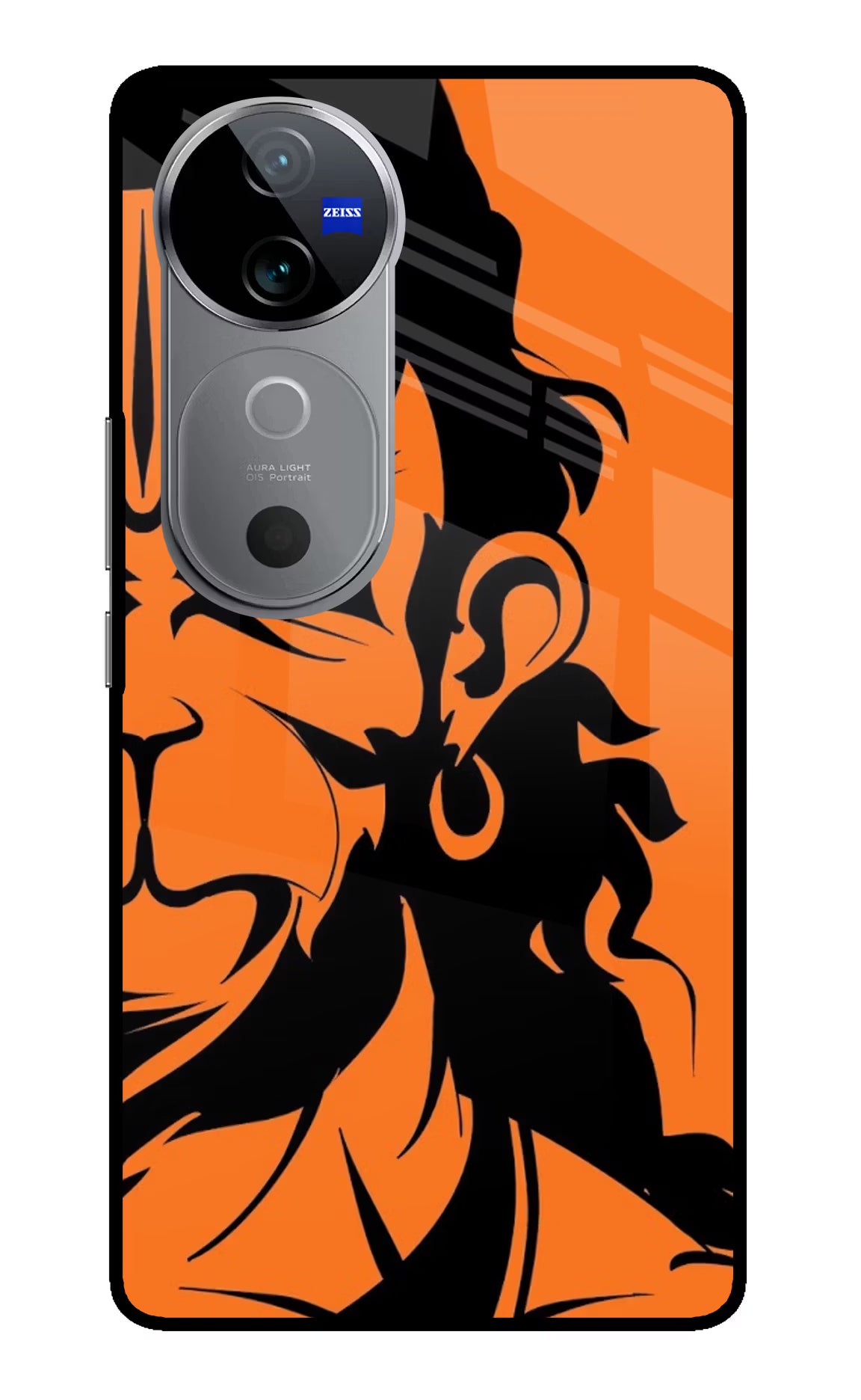 Hanuman Vivo V40 5G Glass Case Back Cover by Casekaro