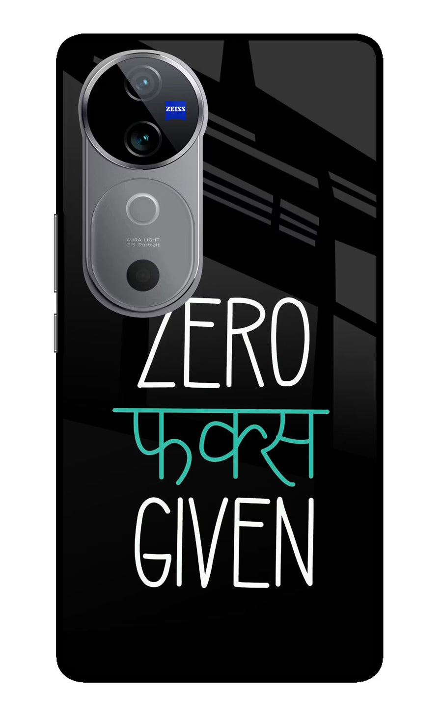 Zero Fucks Given Vivo V40 5G Back Cover, Metal case