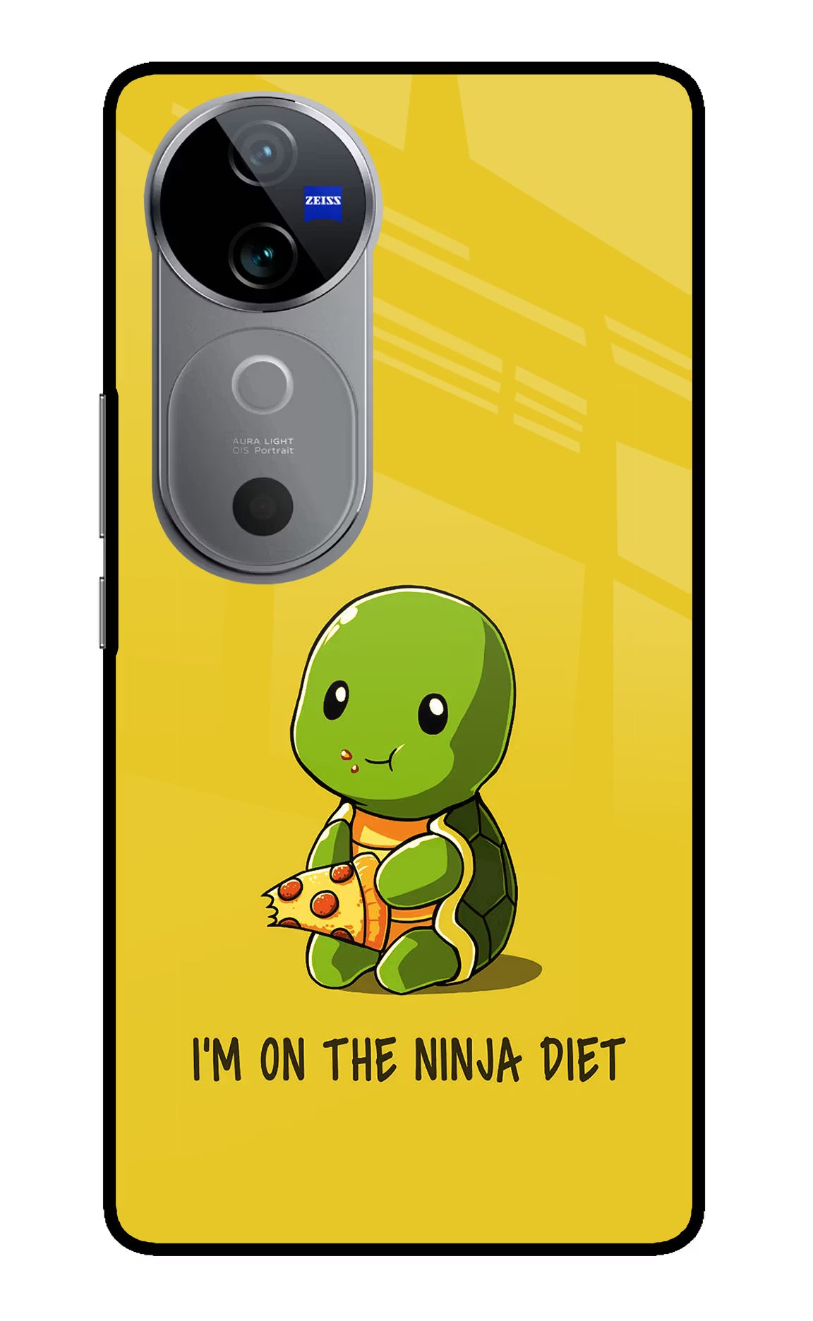 I'm on Ninja Diet Vivo V40 5G Glass Case Back Cover by Casekaro