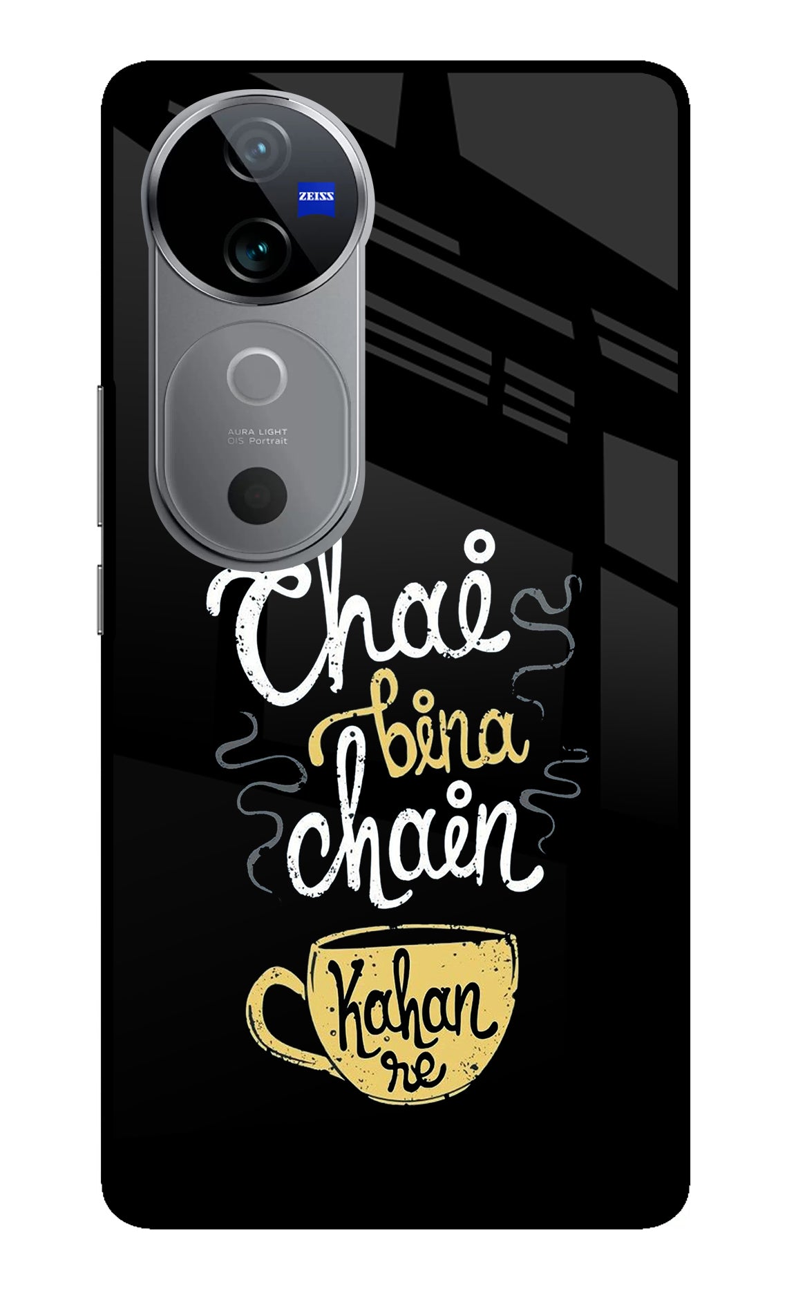 Chai Bina Chain Kaha Re Vivo V40 5G Glass Case