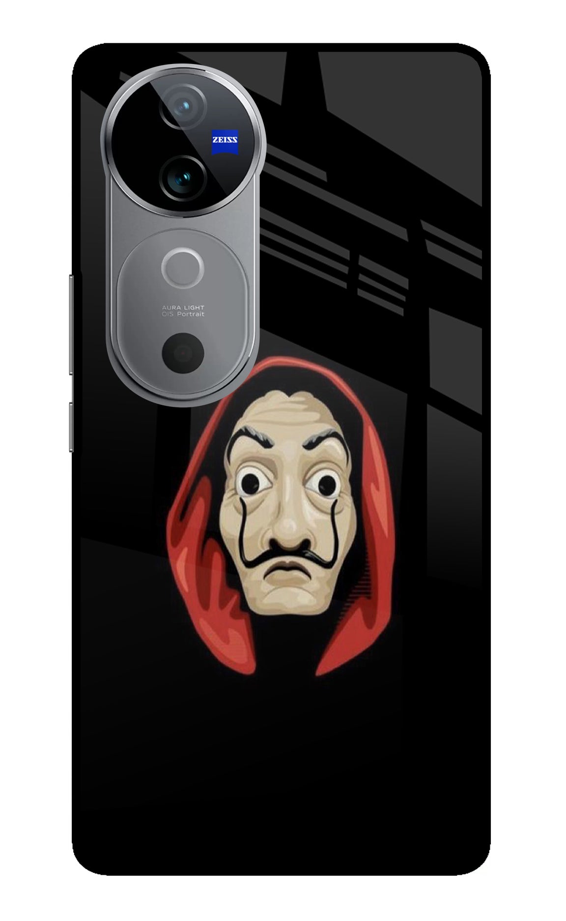 Money Heist Vivo V40 5G Glass Case