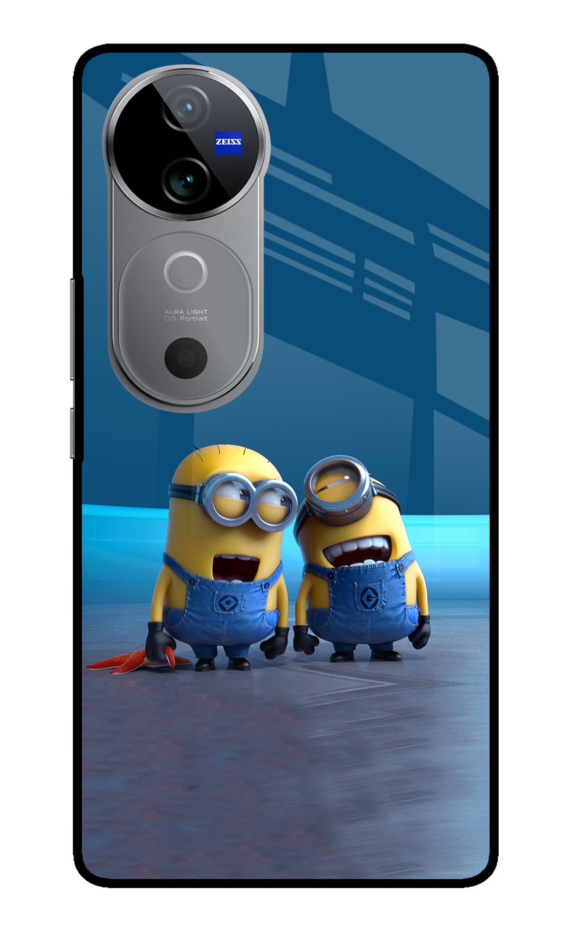 Minion Laughing Vivo V40 5G Glass Case