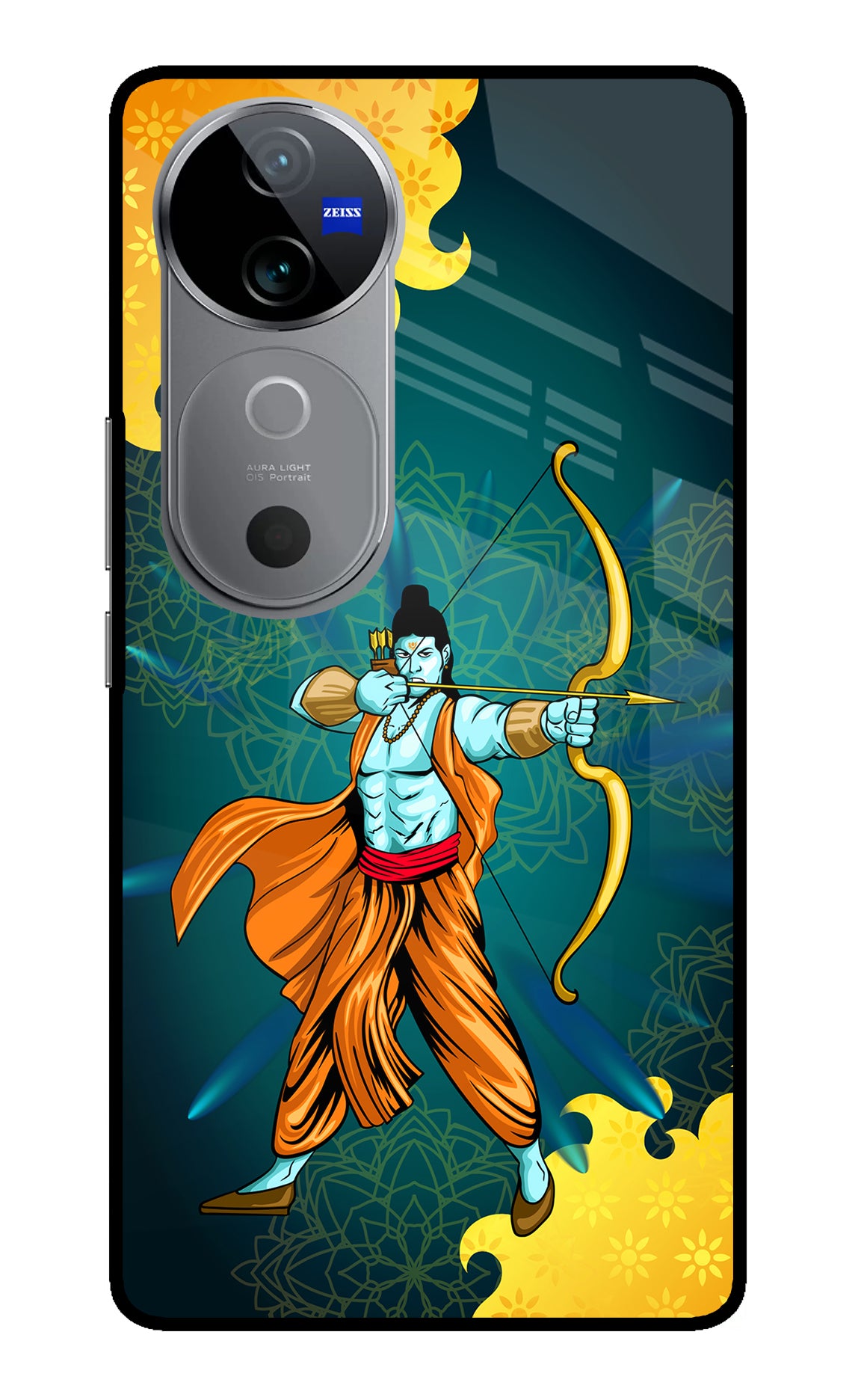 Lord Ram - 6 Vivo V40 5G Glass Case