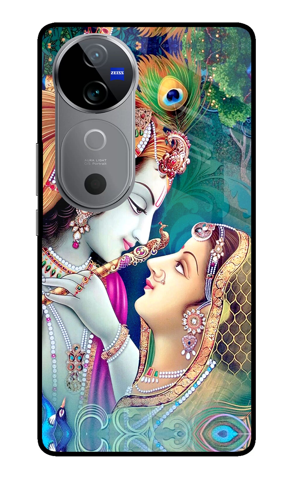 Lord Radha Krishna Vivo V40 5G Glass Case