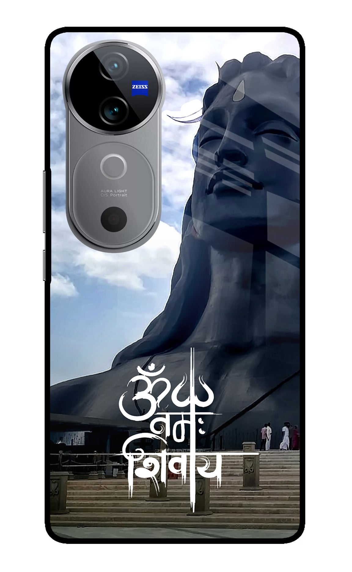 Om Namah Shivay Vivo V40 5G Glass Case