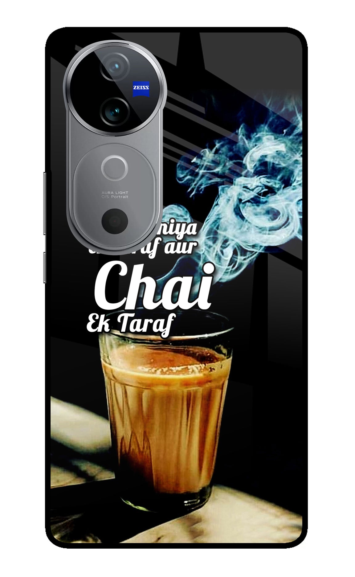 Chai Ek Taraf Quote Vivo V40 5G Glass Case