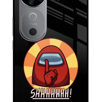 Among Us Shhh! Vivo V40 5G Glass Case